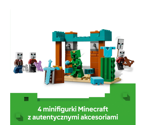 LEGO Minecraft 21267 Pustynny patrol złosadników - 1283660 - zdjęcie 6